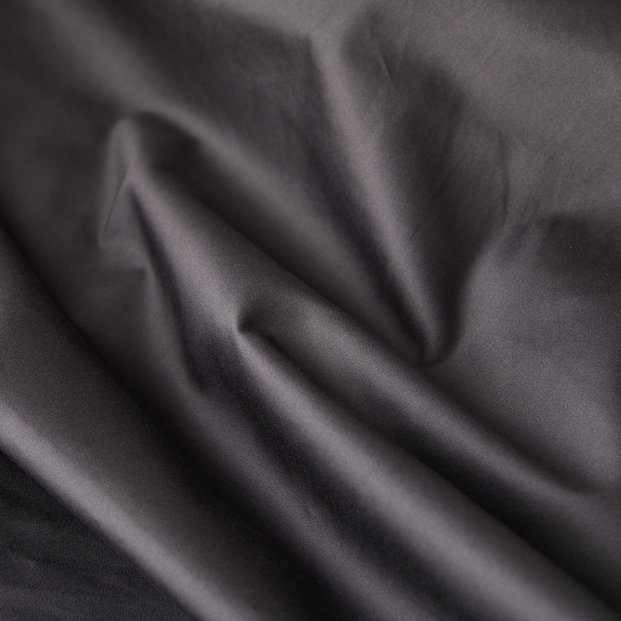 Luxury Pima Cotton Fabric Close Up Charcoal 4