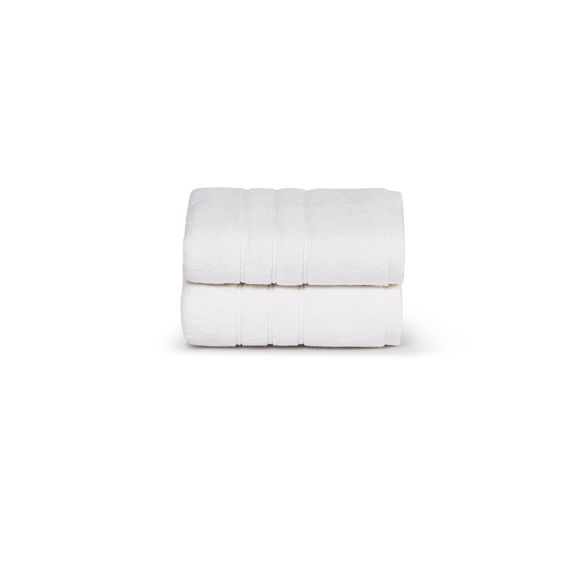 Plush Hand Towel Set White
