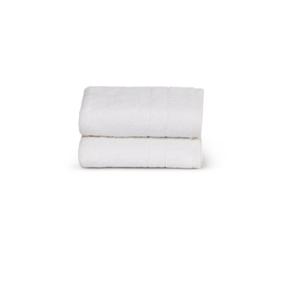 Super Plush Hand Towel Set White