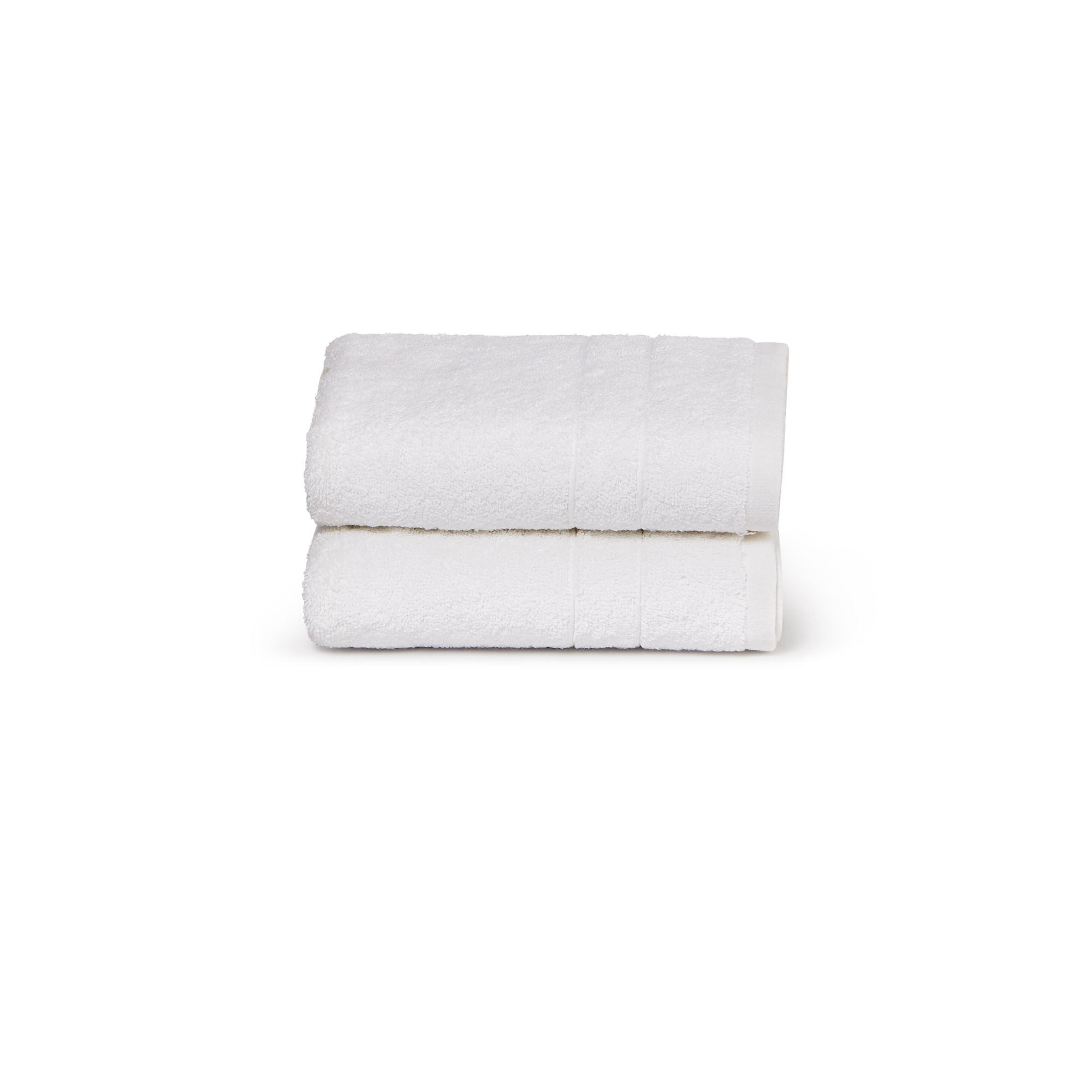 Super Plush Hand Towel Set White
