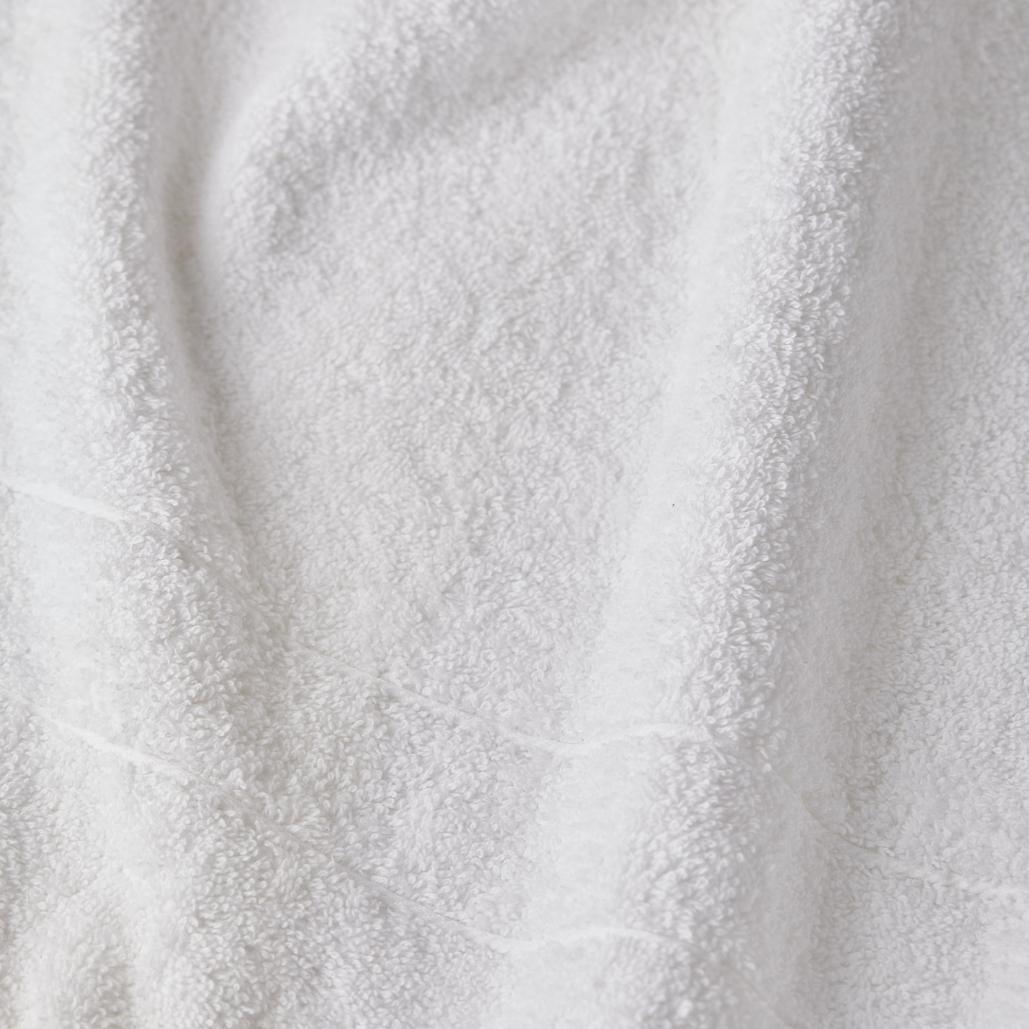 Super Plush Towel Up Close White 1